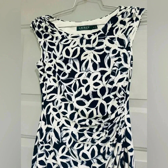 Ralph Lauren  Blue and White Dress size 4P - Picture 11 of 13